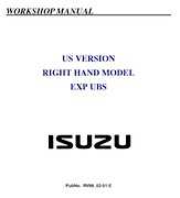 1998 - 2002 Isuzu Trooper Service Manual