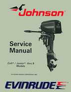 6.5HP 1989 7RSA Johnson/Evinrude outboard motor Service Manual