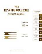 1968 100HP 100883 Evinrude outboard motor Service Manual