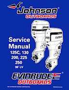 1998 225HP J225NZEC Johnson outboard motor Service Manual