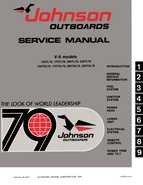 235HP 1979 235TXL79 Johnson outboard motor Service Manual