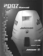 2007 2.5HP J2R4SUC Johnson outboard motor Service Manual