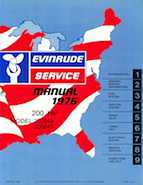 1976 200HP 200649 Evinrude outboard motor Service Manual