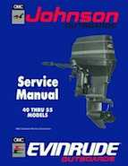 55HP 1990 55RSLT Johnson/Evinrude outboard motor Service Manual