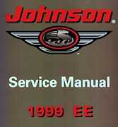 25HP 1999 J25PL3EE Johnson outboard motor Service Manual
