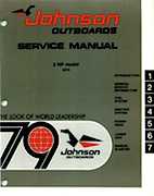 2HP 1979 2R79 Johnson outboard motor Service Manual