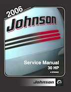 2006 30HP J30PL4SDR Johnson outboard motor Service Manual