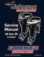 1996 48HP E48ESLED Evinrude outboard motor Service Manual