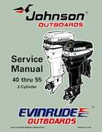 1997 40HP J40REU Johnson outboard motor Service Manual
