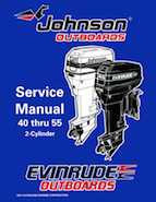 1998 50HP E50ESEC Evinrude outboard motor Service Manual