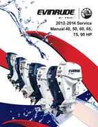 2012 40HP E40DSLINM Evinrude outboard motor Service Manual