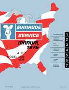1976 4HP 4606 Evinrude outboard motor Service Manual