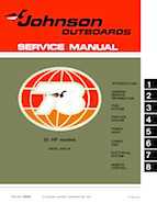 1978 55HP 55E78 Johnson outboard motor Service Manual
