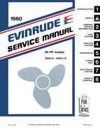 1980 60HP E60ELCS Evinrude outboard motor Service Manual
