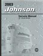2003 8HP J8RL4STS Johnson outboard motor Service Manual