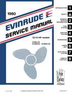 70HP 1980 E70ELCS Evinrude outboard motor Service Manual