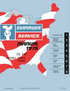 1976 75HP 75643 Evinrude outboard motor Service Manual