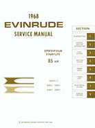 85HP 1968 85853 Evinrude outboard motor Service Manual
