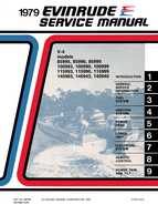 1979 100HP 100999 Evinrude outboard motor Service Manual