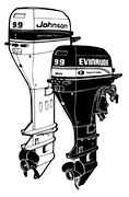 1996 9.9HP E10FRLED Evinrude outboard motor Service Manual