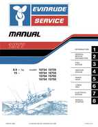 1977 15HP 15704 Evinrude outboard motor Service Manual
