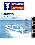 1978 9.9HP 10855 Evinrude outboard motor Service Manual