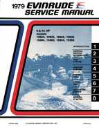 1979 15HP 15904 Evinrude outboard motor Service Manual