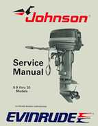 25HP 1989 J25SECE Johnson outboard motor Service Manual