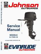 10HP 1991 10RSLF Johnson/Evinrude outboard motor Service Manual