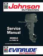 10HP 1992 10RPLF Johnson/Evinrude outboard motor Service Manual