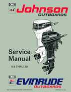 1993 25HP J25EET Johnson outboard motor Service Manual