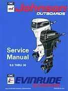 28HP 1994 J28ESLER Johnson outboard motor Service Manual