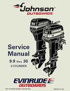25HP 1995 25RPLF Johnson/Evinrude outboard motor Service Manual