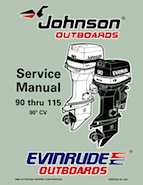 115HP 1997 J115TSLEU Johnson outboard motor Service Manual