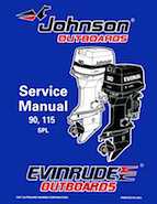 115HP 1998 J115TSXEC Johnson outboard motor Service Manual