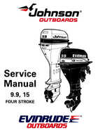 1995 Johnson/Evinrude Outboards 9.9, 15 four-stroke Service Repair Manual P/N 503140