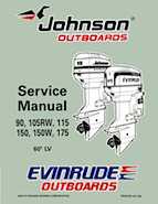 1997 Johnson Evinrude "EU" 90, 105RW, 115, 150, 150W, 175 60 LV Service Repair Manual, P/N 507268