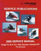 2000 Polaris Virage TX, SLX, Pro 1200, Genesis, Genesis FFI Personal Watercraft Service Manual