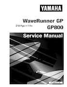 1998-2000 Yamaha WaveRunner GP800 Factory Service Manual