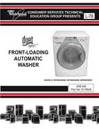 Whirlpool - Duet Front Loading Automatic Washer manual