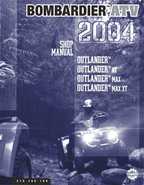 2004 Bombardier Outlander 330/400 Factory Service Manual