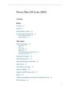 Apple PowerMac G5 late 2005 Service Manual
