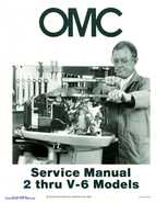 1984 Johnson Evinrude 2 thru V-6 Service Repair Manual P/N 394607