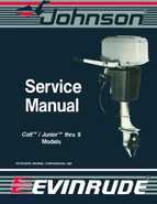 1988 CC Colt / Junior thru 8 Models Service Repair Manual, P/N 507659