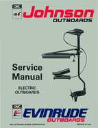 1993 Johnson Evinrude ET Electric Outboards Service Manual, P/N 508280