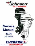 Outboard Motors Johnson Evinrude 1995 - Johnson Outboards 25 35 3-Cylinder Service Manual