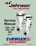 1997 Johnson Evinrude EU 125C, 130, 200, 225, 250 90 LV Service Repair Manual, P/N 507269