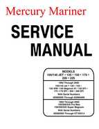 1992-2000 Mercury Mariner 105-225HP outboards Factory Service Manual