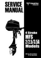 Tohatsu 4 Stroke MFS 2/2.5/3.5A Outboards Service Manual