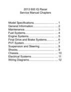 2013 600 IQ Racer Service Manual 9923892